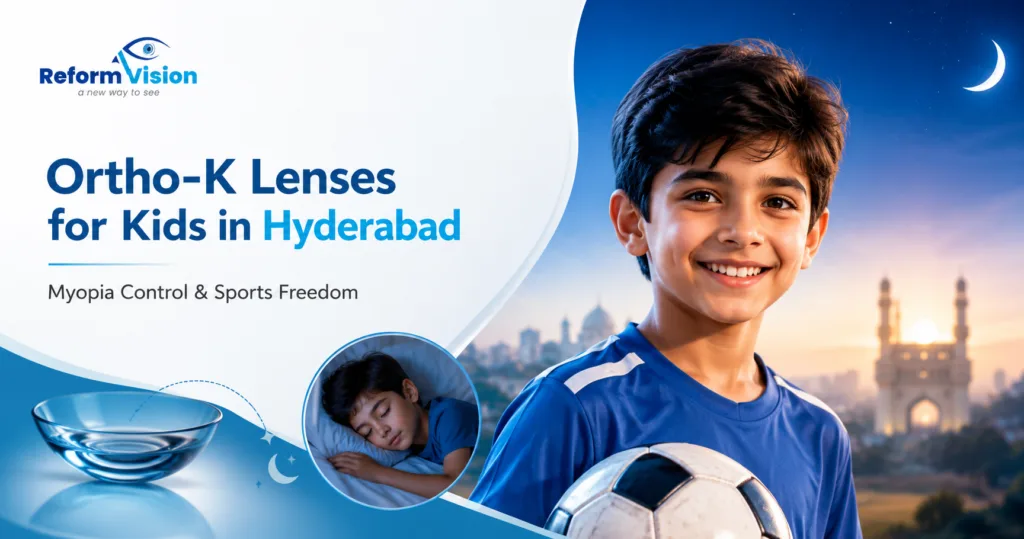 Ortho-K Lenses for Kids in Hyderabad Myopia Control & Sports Freedom