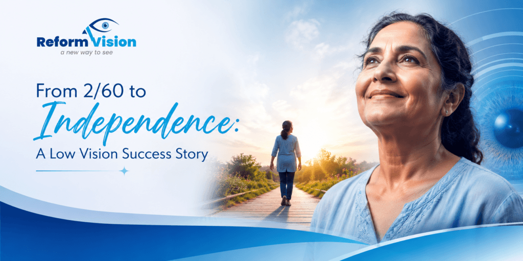 From 260 to Independence A Low Vision Success Story