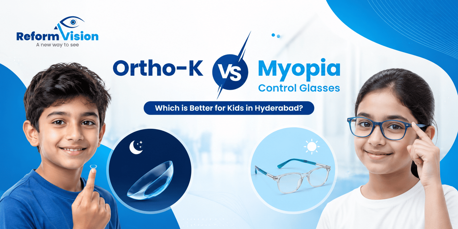 Ortho-K vs Myopia Control Glasses Which is Better for Kids in Hyderabad